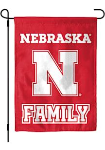 Nebraska Cornhuskers Family Garden Flag - Red