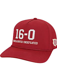 Indiana Hoosiers 2026 Undefeated National Champs Rope Caddy Adjustable Hat - Crimson