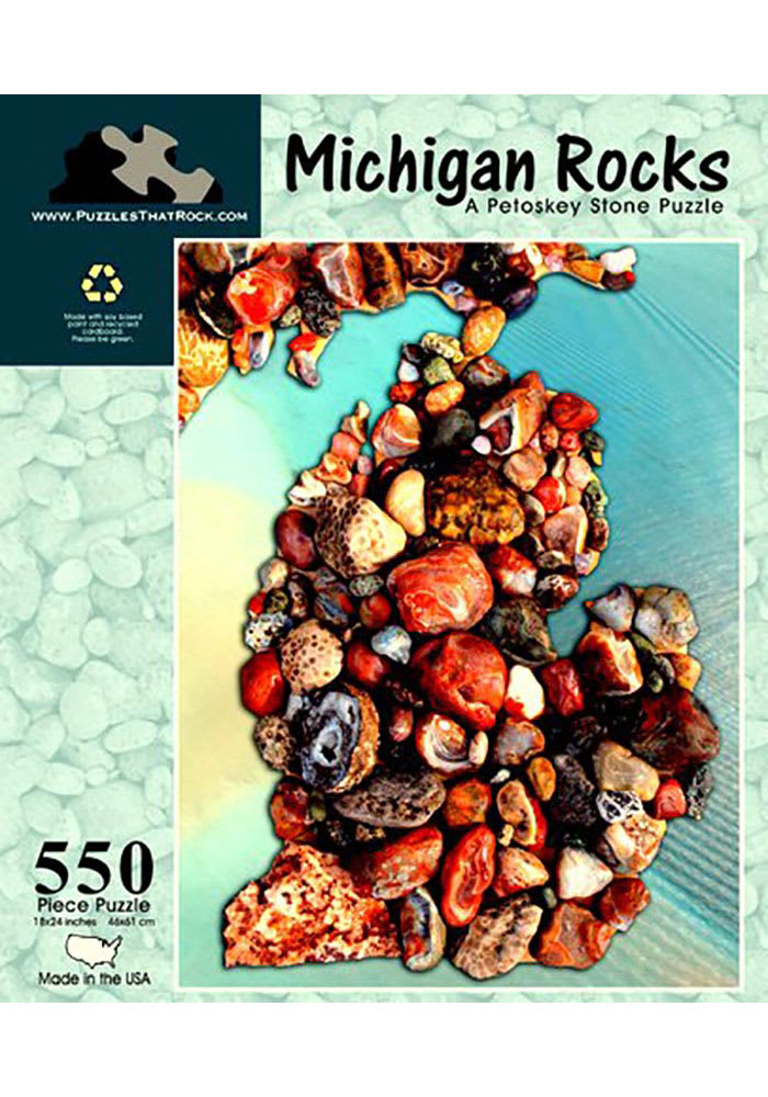 Michigan Rocks Stone Puzzle