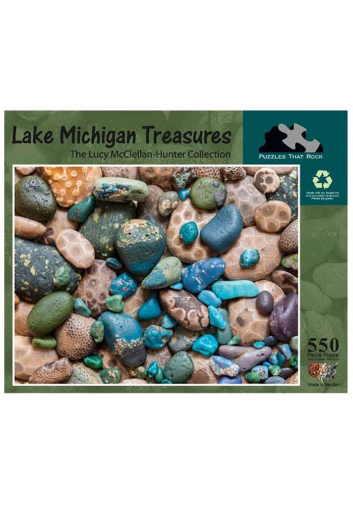 Chicago Lake Michigan Treasures 550 Piece Puzzle