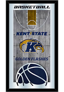 Kent State Golden Flashes Basketball Hanging Back Bar Mirror