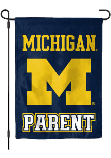 Blue Michigan Wolverines Parent Garden Flag