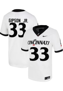 Darrell Gipson Jr Nike Mens White Cincinnati Bearcats NIL Football Jersey