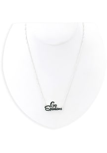 Slogan Michigan State Spartans Womens Necklace - Green
