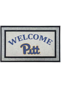 Ash Pitt Panthers Welcome 18x30 Door Mat