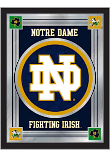 Notre Dame Fighting Irish Logo Hanging Back Bar Mirror