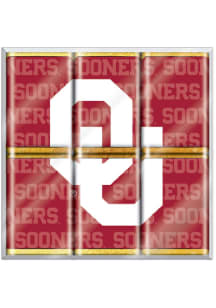 Oklahoma Sooners 6 Piece Logo Puzzle Pack Candy