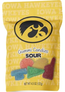 Yellow Iowa Hawkeyes Sour Candy