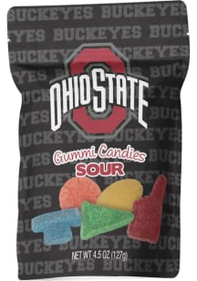 Black Ohio State Buckeyes Sour Candy