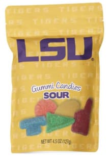 LSU Tigers Sour Gummies Candy