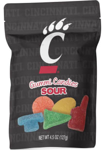 Red Cincinnati Bearcats Sour Gummies Candy