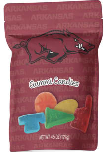 Arkansas Razorbacks Gummies Design Candy