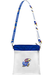Kansas Jayhawks 3D Satchelette Womens Clear Tote