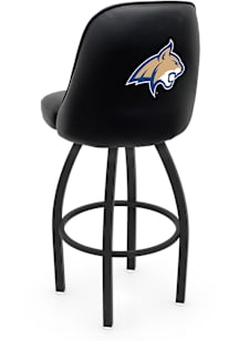 Montana State Bobcats Padded Swivel Pub Stool - Black