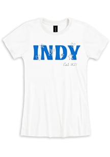 Indianapolis Womens White Indy Icons Short Sleeve T-Shirt
