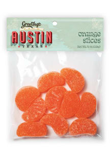Austin 2.2 oz Gummy Orange Slice Candy Candy