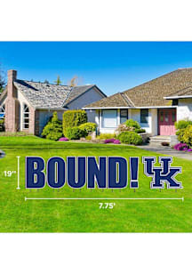Kentucky Wildcats Large Bound Yard Sign - Blue