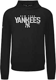 Levelwear New York Yankees Black Mandate Carve Long Sleeve T Shirt