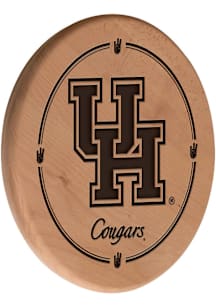 Houston Cougars Laser Engraved Sign - Brown