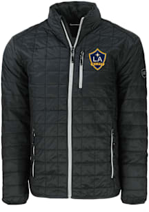 Cutter and Buck LA Galaxy Mens Black Rainier PrimaLoft Big and Tall Lined Jacket