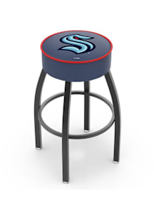 Seattle Kraken Swivel Pub Stool - Black