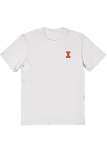 Vive La Fete Illinois Fighting Illini Womens White Impressions Short Sleeve T-Shirt