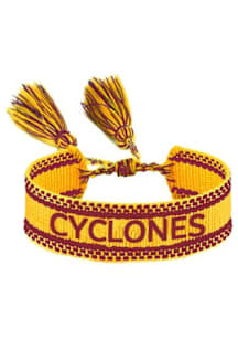 Iowa State Cyclones Woven Tassel Womens Bracelet