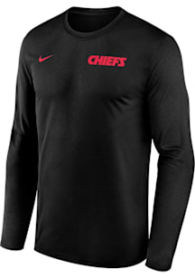 Nike Kansas City Chiefs Red Team Name w EST Date Long Sleeve T-Shirt