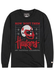 Mens Nebraska Cornhuskers Black Homefield 1997 National Champions Tee