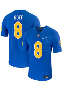 Juelz Goff Nike Mens Blue Pitt Panthers NIL Name And Number Football Jersey