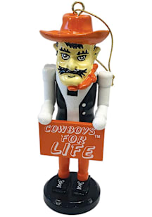 Oklahoma State Cowboys 6" Mascot Ornament - Orange