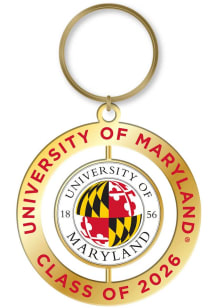 Red Maryland Terrapins Class of 2026 Spinner Keychain