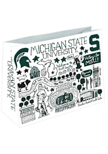 Michigan State Spartans 16x12 Large Green Gift Bag