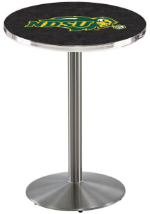 North Dakota State Bison Stainless Round Base Pub Table