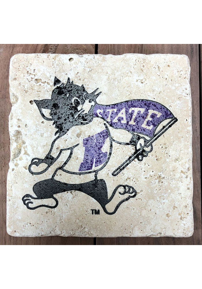 K-State Wildcats Willie 4x4 Coaster