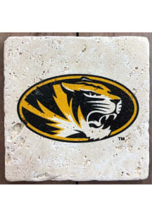 Missouri Tigers Primary Logo 4x4 Coaster