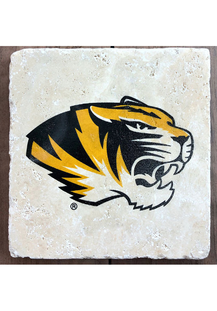 Missouri Tigers Tiger Head Alternate Logo 4x4 Coaster