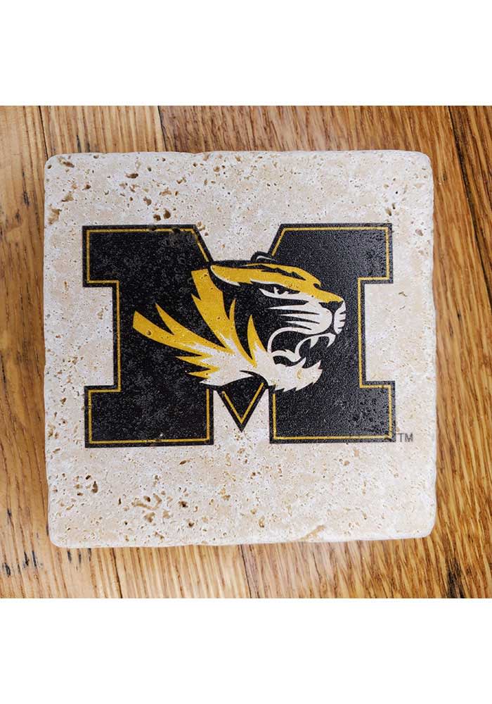 Missouri Tigers Secondary Logo 4x4 Coaster