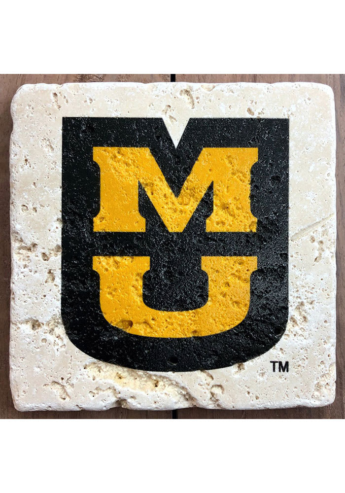 Missouri Tigers MU Alternate Logo 4x4 Coaster