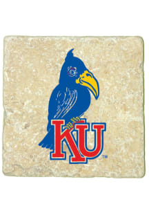 Kansas Jayhawks 1920 Logo 4x4 Coaster
