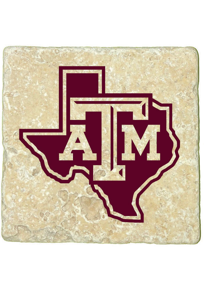 Texas A&M Aggies State of Texas 4x4 Coaster