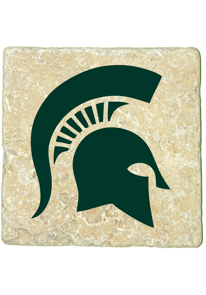 Michigan State Spartans Spartan Logo 4x4 Coaster