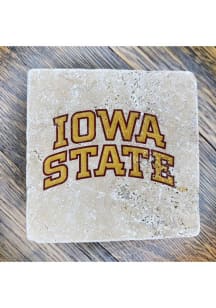 Iowa State Cyclones Stacked Text 4x4 Coaster