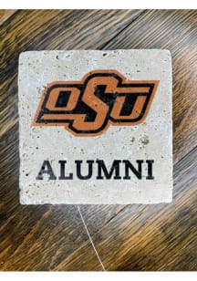Oklahoma State Cowboys OSU Logo Alumni 4x4 Stone Coaster