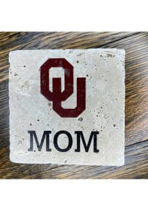 Oklahoma Sooners OU Mom 4x4 Stone Coaster