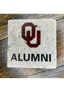 Oklahoma Sooners OU Alumni 4x4 Stone Coaster