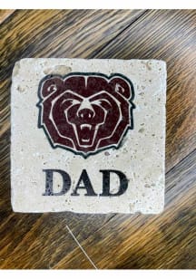 Missouri State Bears Bear Logo Dad 4x4 Stone Coaster