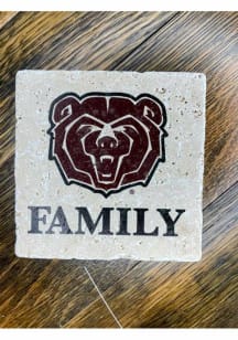 Missouri State Bears Bear Logo Family 4x4 Stone Coaster