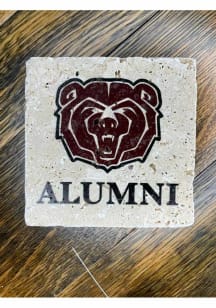 Missouri State Bears Bear Logo Alumni 4x4 Stone Coaster