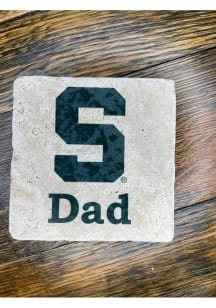 Michigan State Spartans S Logo Dad 4x4 Stone Coaster